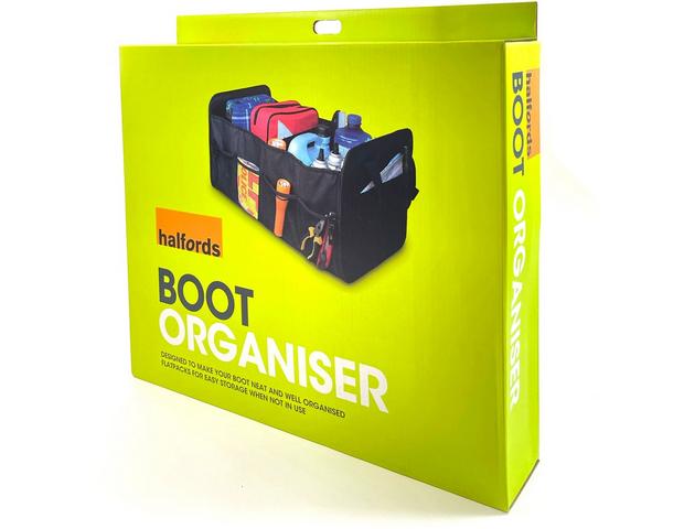 Goodyear Heavy Duty Collapsible Car Boot Organiser Tidy Storage Box  Foldable