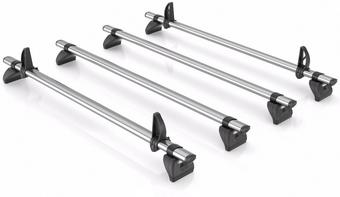 Rhino KammBar Fleet - 4 Steel Bars, 1.6 m wide - Fixed and T-Track