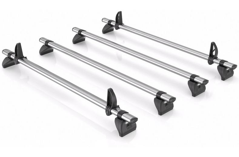 Rhino KammBar Fleet - 4 Steel Bars, 1.6 m wide - Fixed and T-Track Rhino KammBar Fleet - 4 Steel Bars, 1.6 m wide - Fixed and T-Track