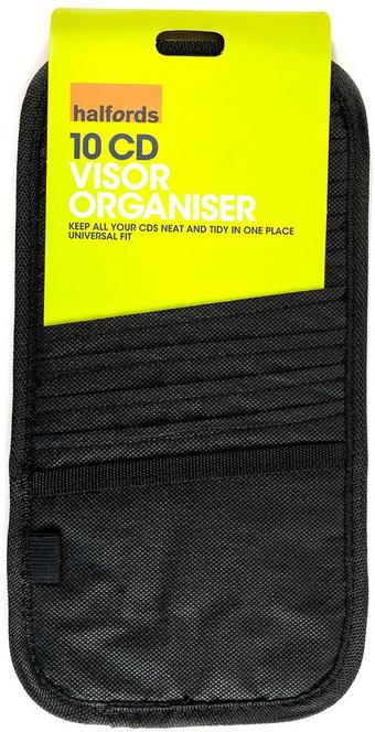 Halfords CD Visor Organiser