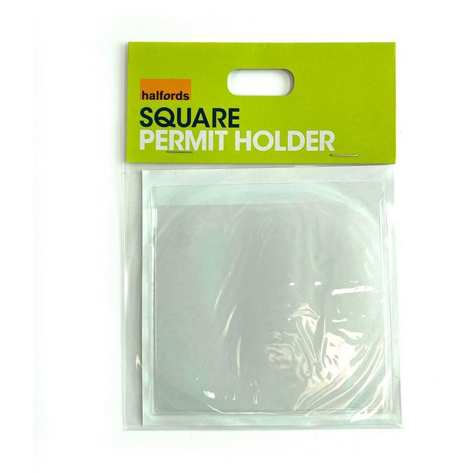 STYLARIZE® Clear Square Permit Parking Holder to fit on Your Car Van Windscreen 