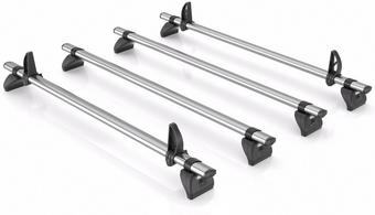 Rhino KammBar Fleet - 4 Steel Bars, 1.6 m wide - Fixed and T-Track