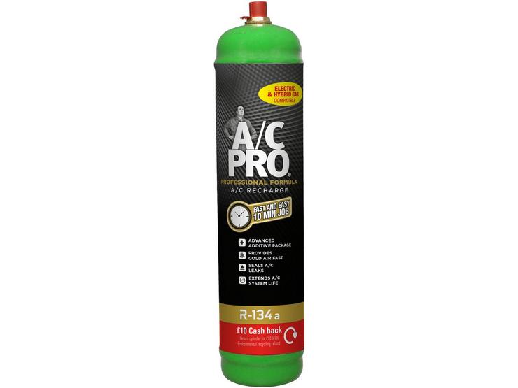 AC Pro Auto Air Conditioning Recharge - Gas R134A