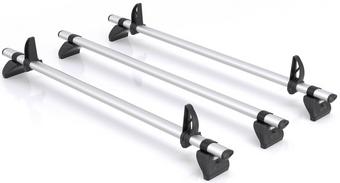 Rhino KammBar Pro - 3 Aluminium Bars, 1.6 m wide - Fixed and T-Track