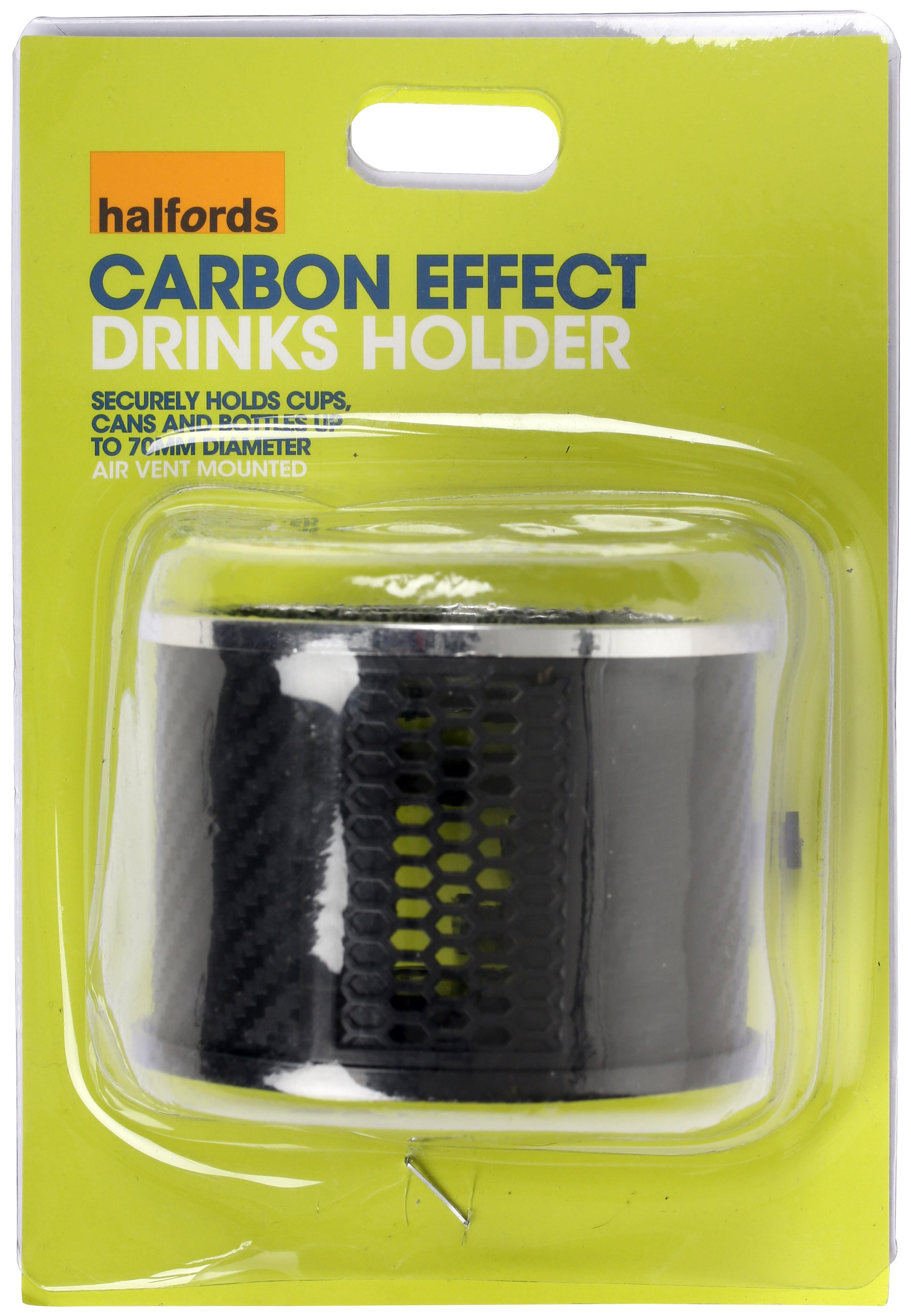 Halfords Carbon Effect Drinks Holder