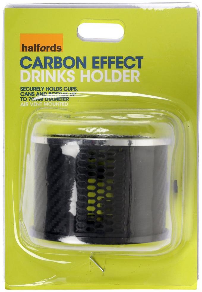 Halfords Carbon Effect Drinks Holder Halfords UK