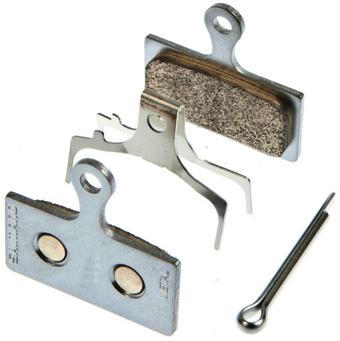 Shimano G04S Disc Brake Pads, Sintered, Steelbacked