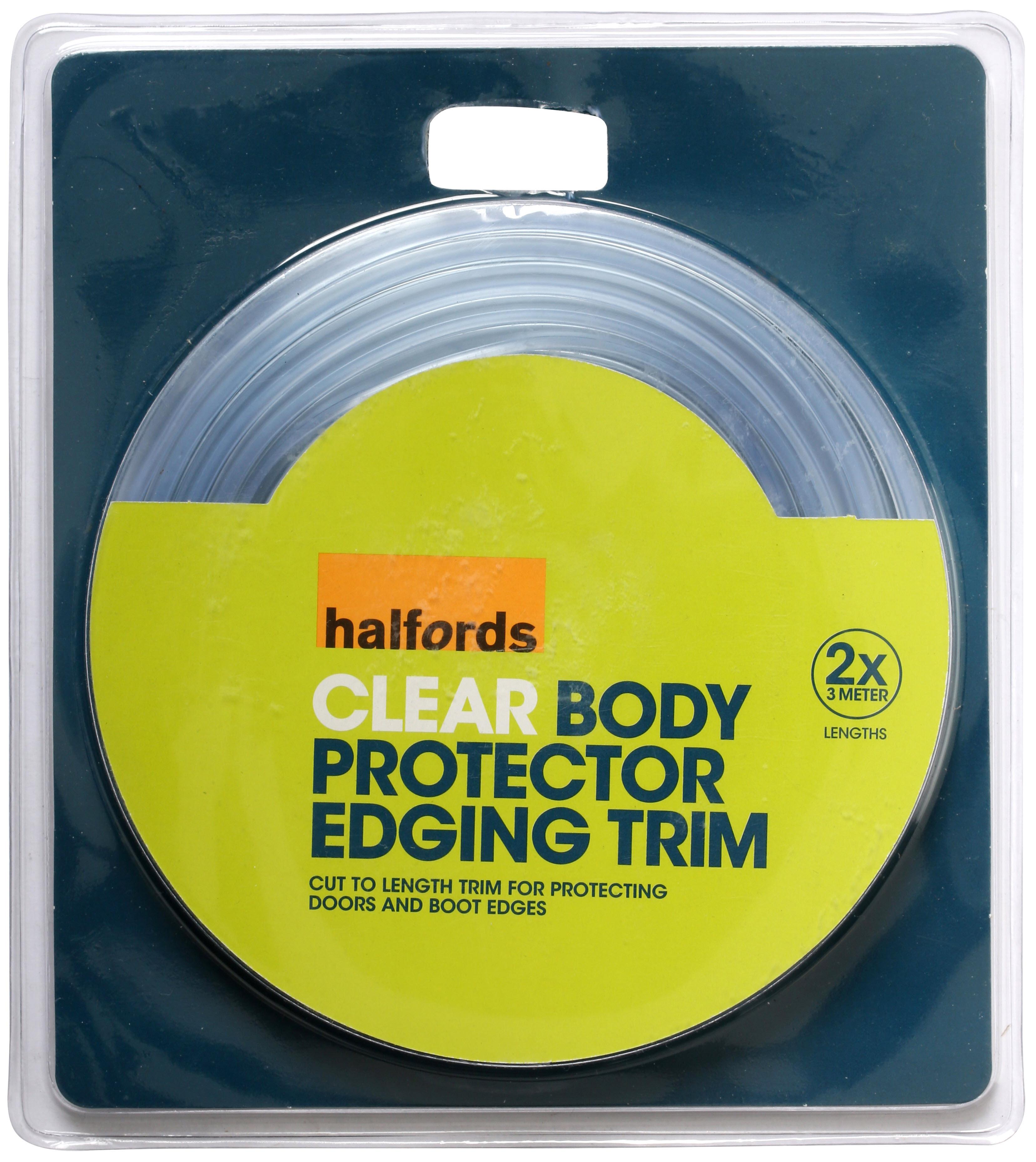 Halfords Bodyguard Clear Door Trim 2 X 3M