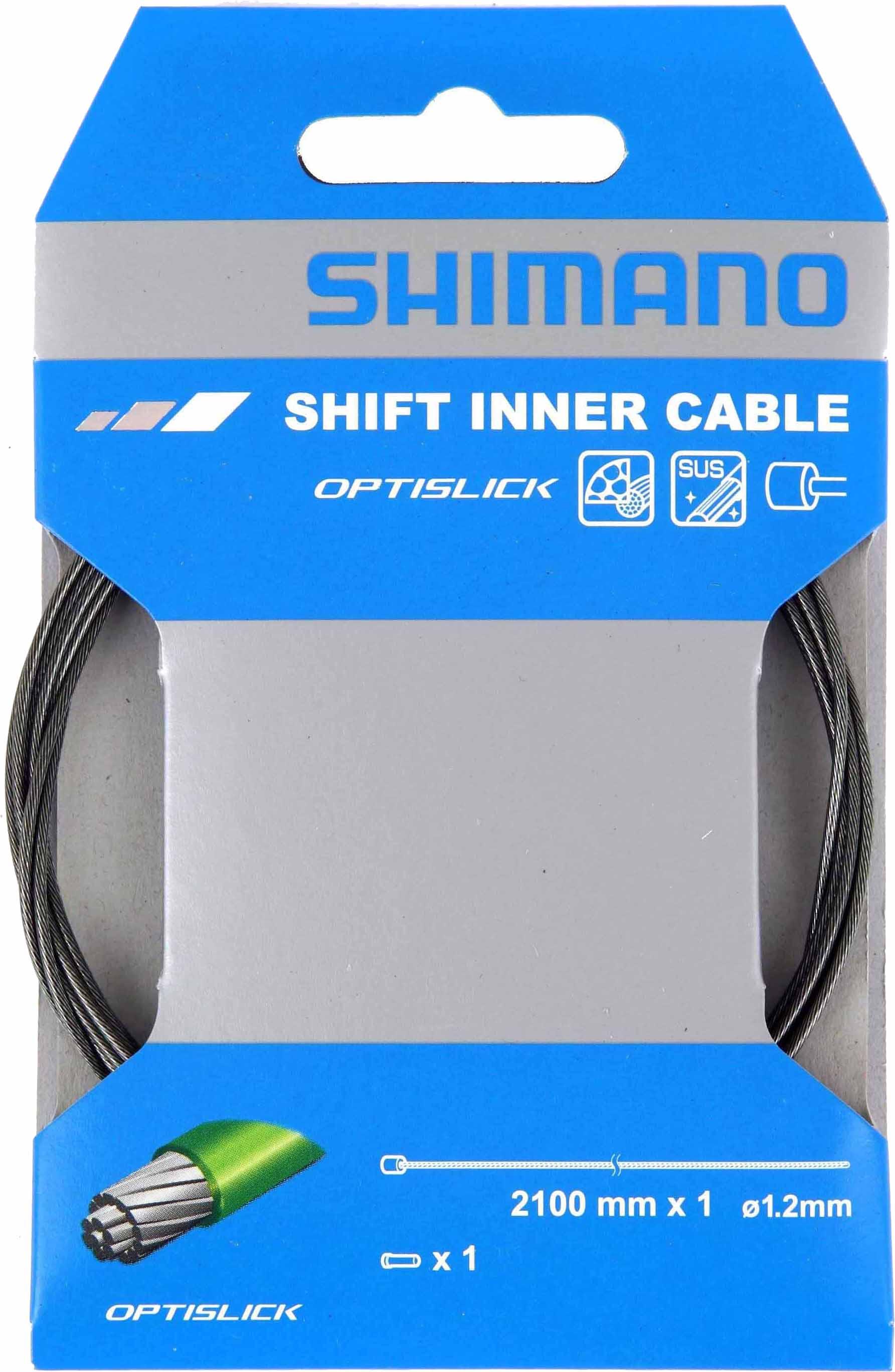 Shimano Road/MTB OPTISLICK Coated Inner Gear Cable 1.2 x 2100mm