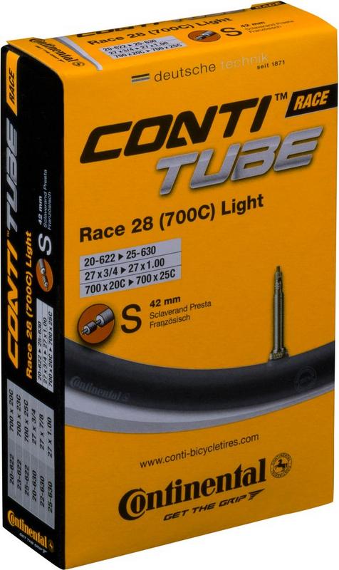 Halfords Continental Race 28 Light 700c Presta Inner Tube, 42mm Valve | Extra 8% off for BC Members
