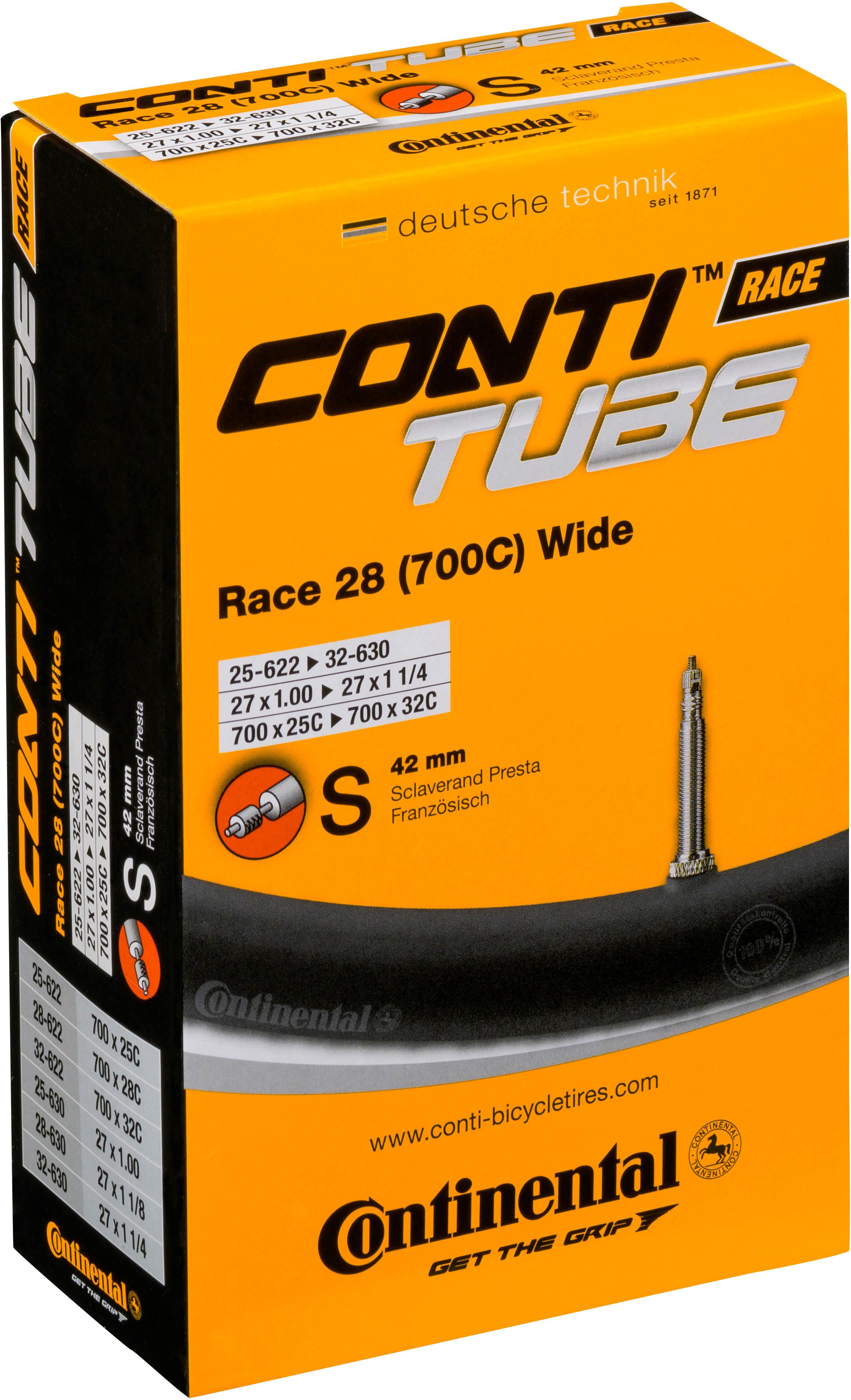 Continental Race 28 Wide 700c Presta Inner Tube