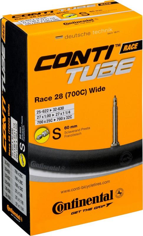 Halfords Continental Race 28 Wide 700C Presta Inner Tube, 60Mm Valve | Extra 8% off for BC Members