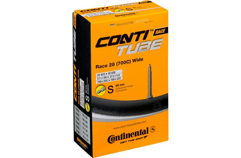 Continental Race 28 Wide 700c Presta Inner Tube, 60mm Valve Continental Race 28 Wide 700c Presta Inner Tube, 60mm Valve