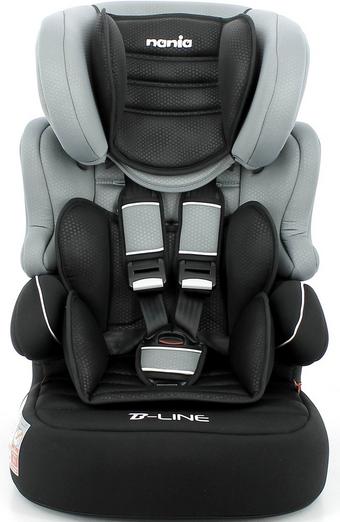 Nania Beline SP Luxe Group 1/2/3 High Back Booster Seat - Gris