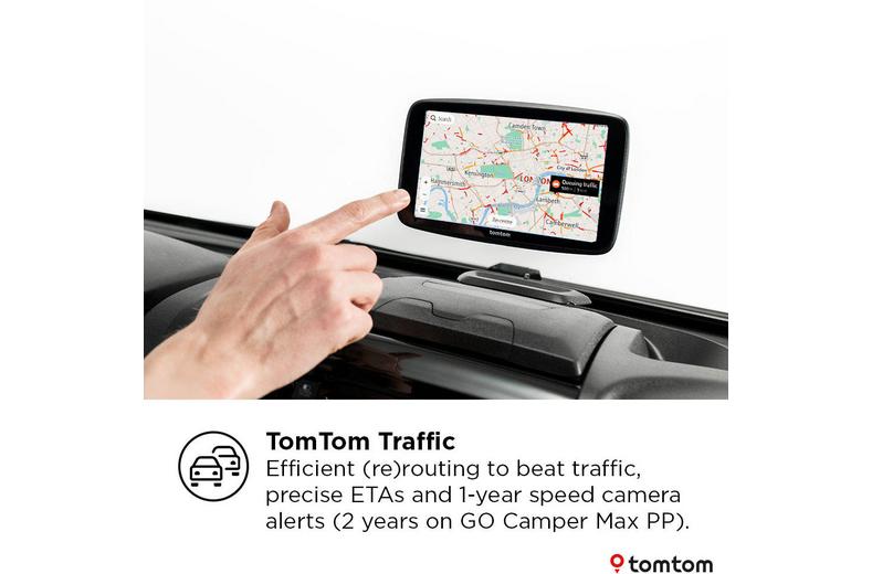 TomTom GO Camper Max 2nd Gen Campervan and Caravan Sat Nav TomTom GO Camper Max 2nd Gen Campervan and Caravan Sat Nav
