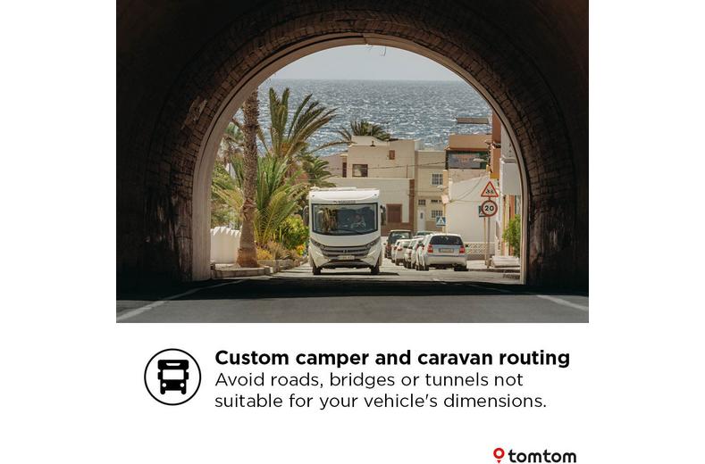 TomTom GO Camper Max 2nd Gen Premium Pack Campervan and Caravan Sat Nav TomTom GO Camper Max 2nd Gen Premium Pack Campervan and Caravan Sat Nav