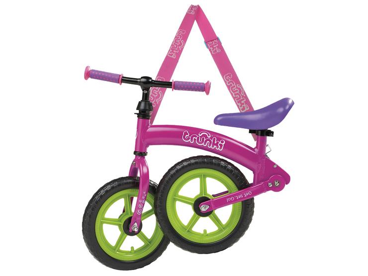 Trunki Folding Balance Bike - Pink - 12" Wheel