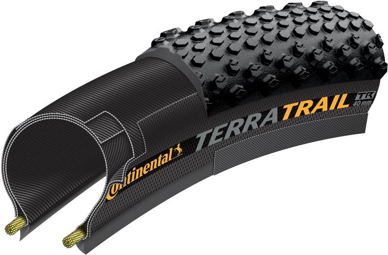 Continental Terra Trail ProTection Tyre, Cream, 700x40c Continental Terra Trail ProTection Tyre, Cream, 700x40c