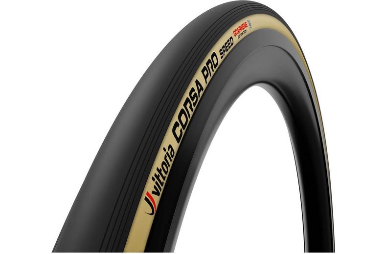 Vittoria Corsa Pro Speed TLR Tyre, 700x24c, Tan/Black Vittoria Corsa Pro Speed TLR Tyre, 700x24c, Tan/Black