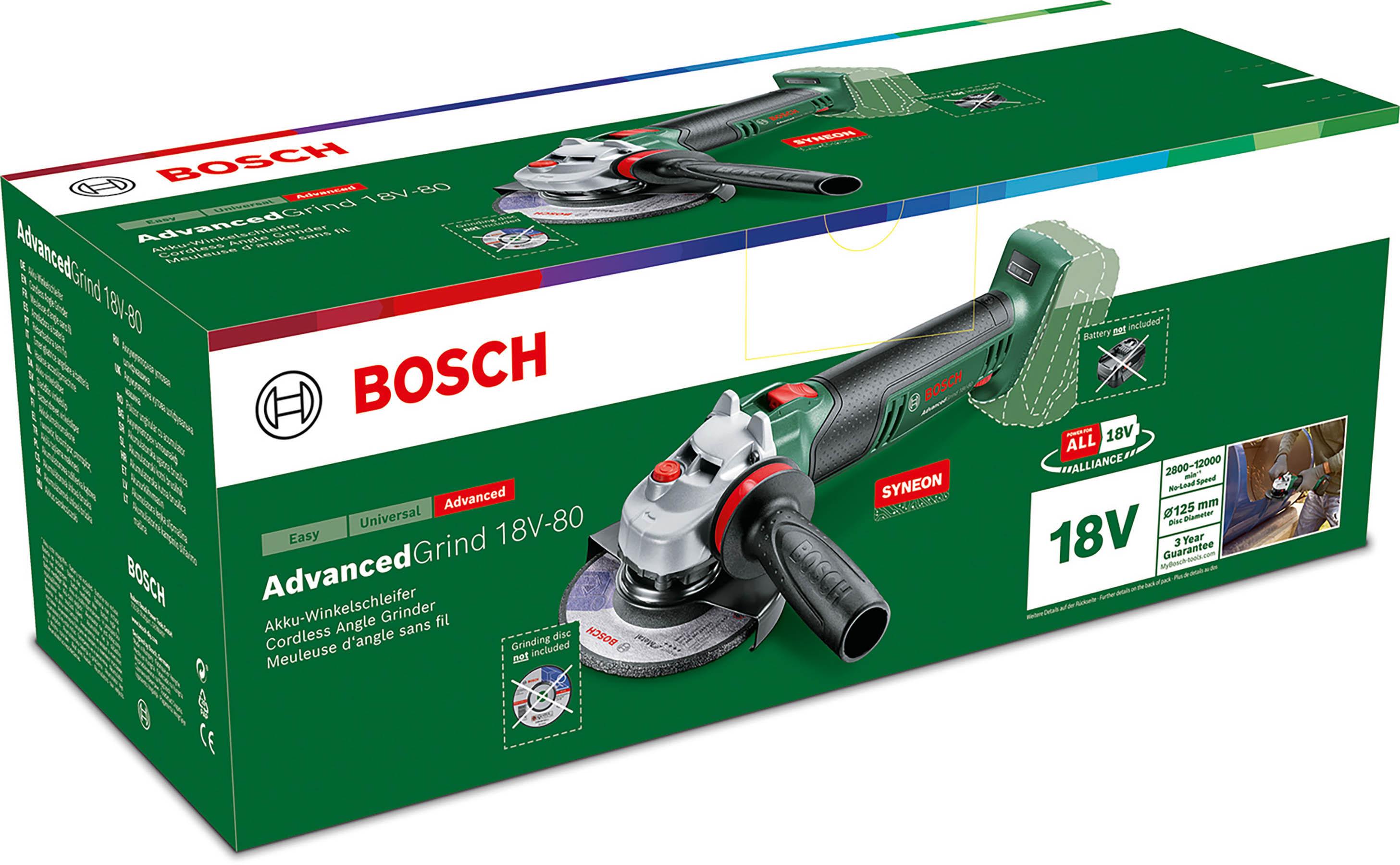 Bosch AdvancedGrind 18V-80 (Baretool)