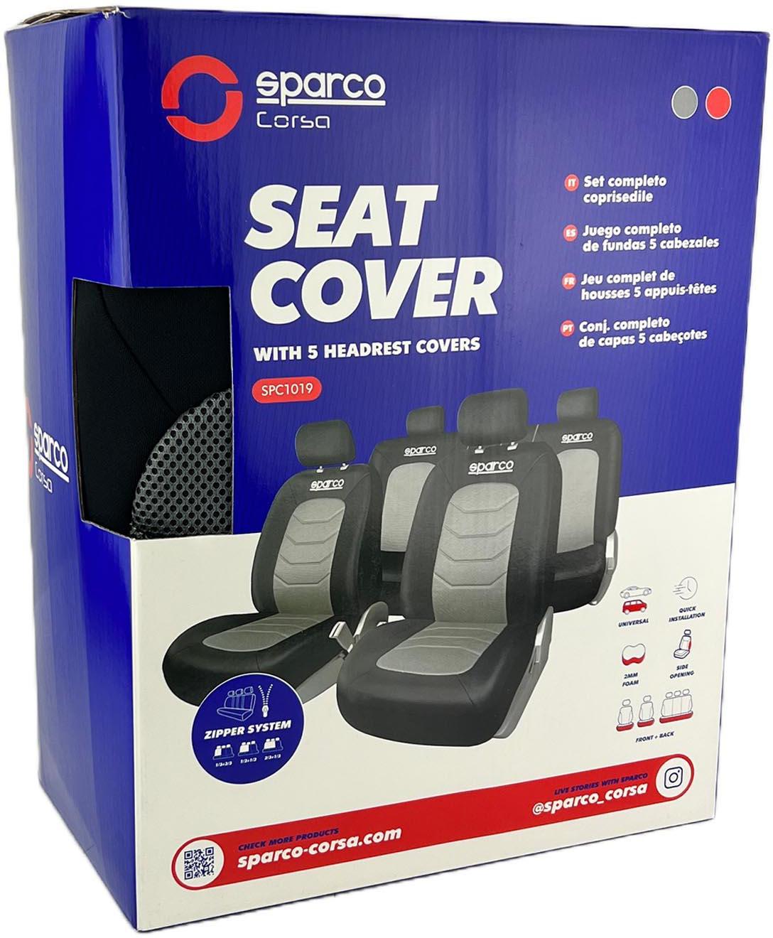Seat Cover Set - Grey