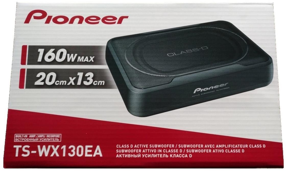 Установка компактного сабвуфера Pioneer TS-WX130DA Renault Logan (2G), 1,6 л,