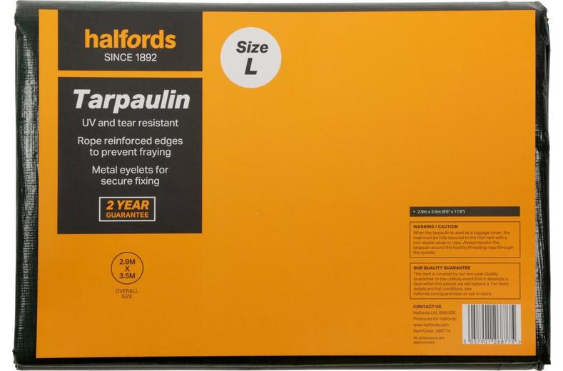 Halfords Tarpaulin Large 2019 Halfords Tarpaulin Large 2019