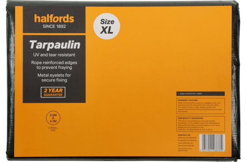 Halfords Tarpaulin Extra Large 2019 Halfords Tarpaulin Extra Large 2019