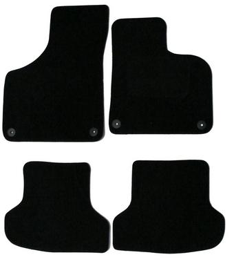 Halfords Fully Tailored Black Mat Set For Audi A3 Mk2 Manual 03-12