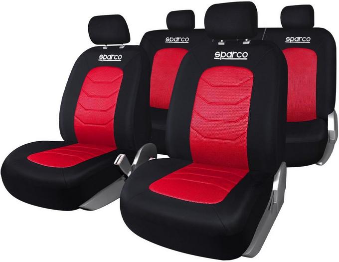 Seat Cover Set Red Halfords UK