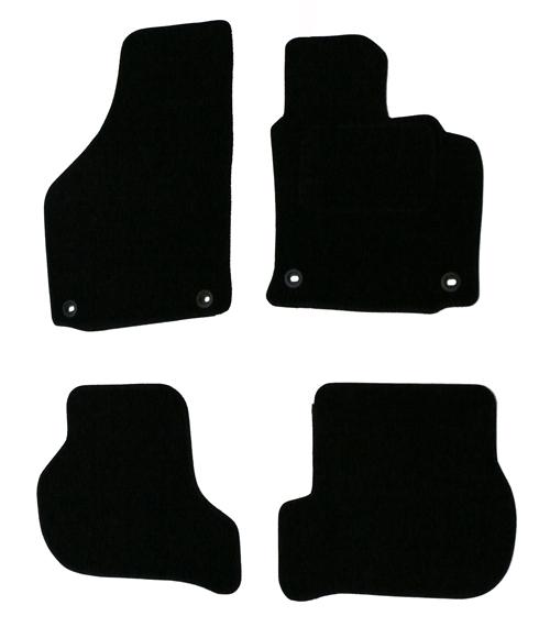 Halfords (Ss1388) Vw Golf 5 Car Mats (04-07/Oval Clips) Blk