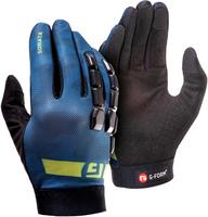 Halfords G-Form Youth Glove Blue/Green L/Xl | Extra 8% off for BC Members
