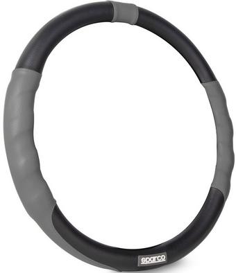 Sparco Sports Steering Wheel Cover -  Black/Grey
