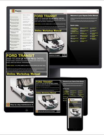 Haynes Online Manual Ford Transit 2000-06 - 1 Year | Halfords UK