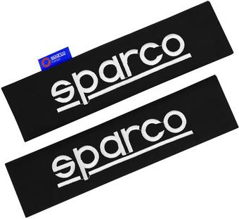 Sparco Seat Belt Pads - Black