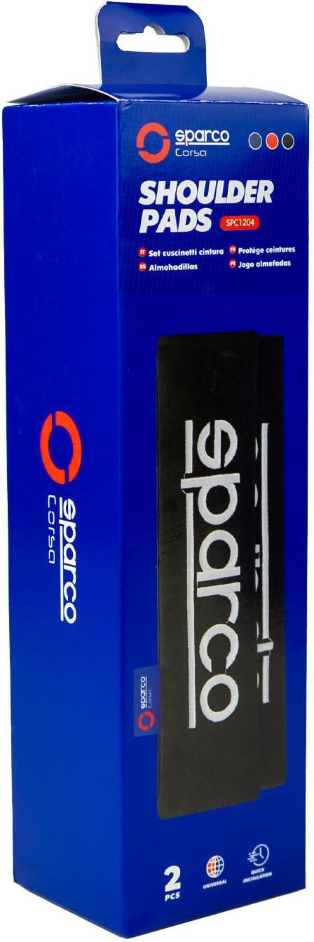 Sparco Seat Belt Pads Black Halfords UK