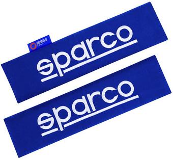 Sparco Seat Belt Pads - Blue