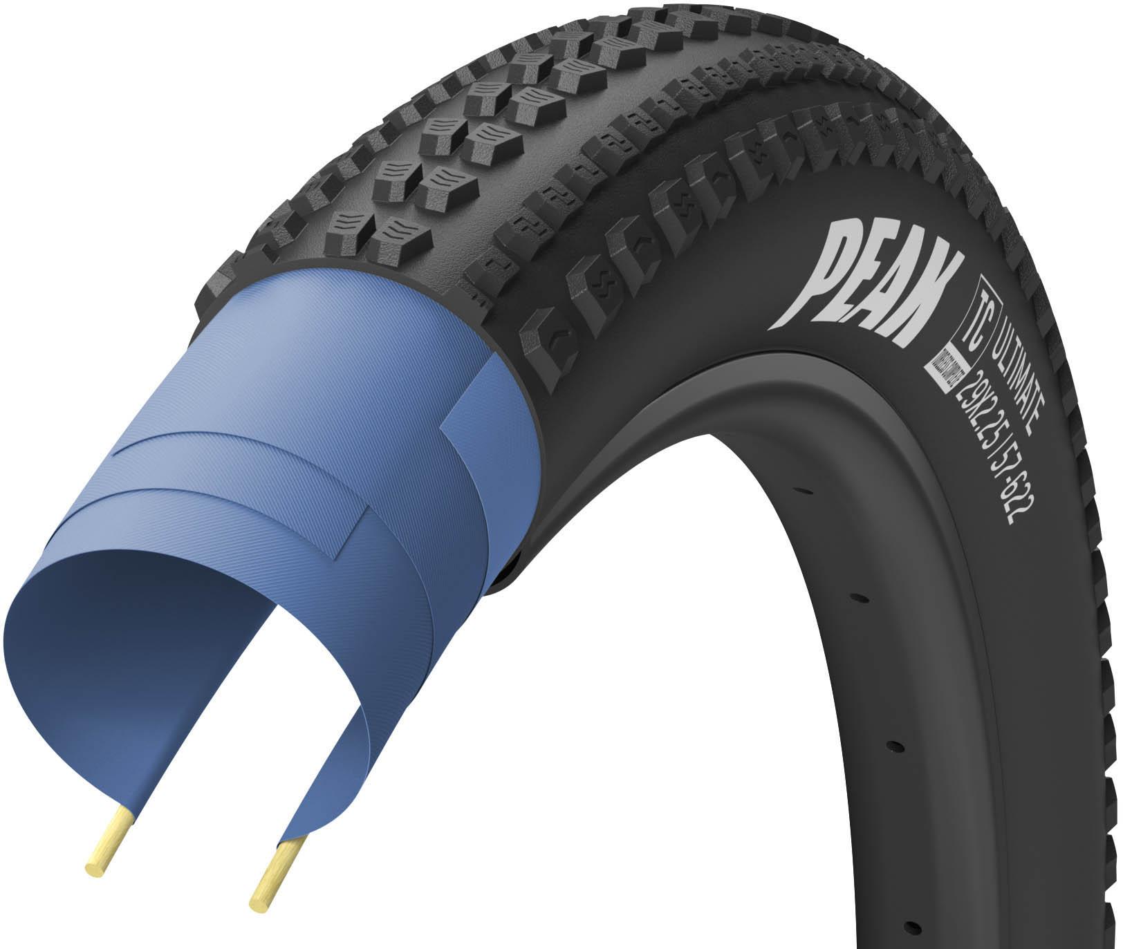 Goodyear Peak Tubeless Complete MTB Tyre, Black 29x2.40"