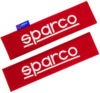 Sparco Seat Belt Pads - Red