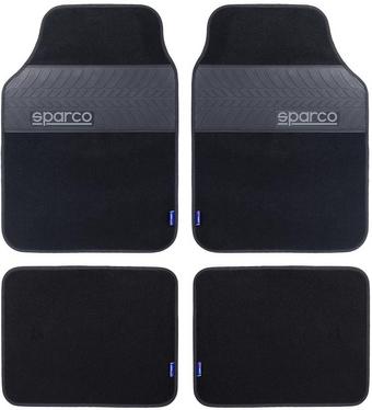 Sparco PVC Car Mat Set - Black
