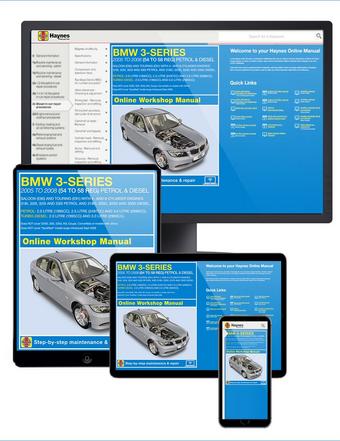 Haynes Online Manual BMW 3-Series 2005-08 - 1 Year