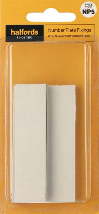 Number Plate Fixers - 6mm Spacer Pads