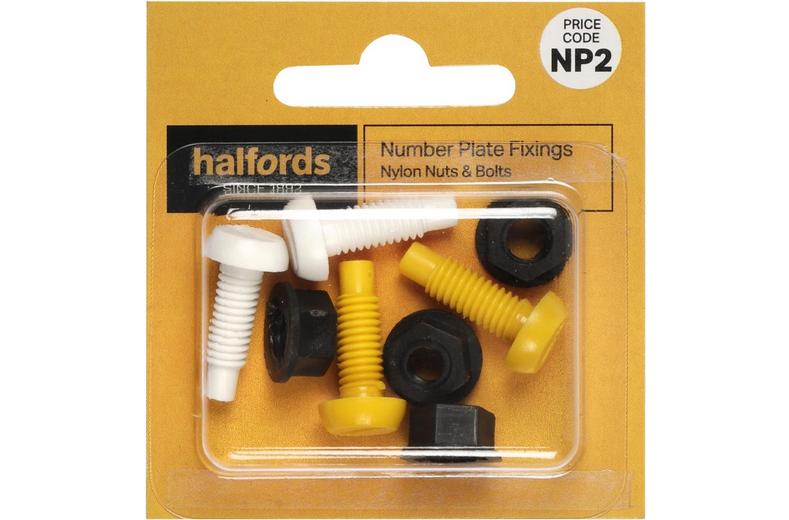Number Plate Fixers - Nuts & Bolts Number Plate Fixers - Nuts & Bolts