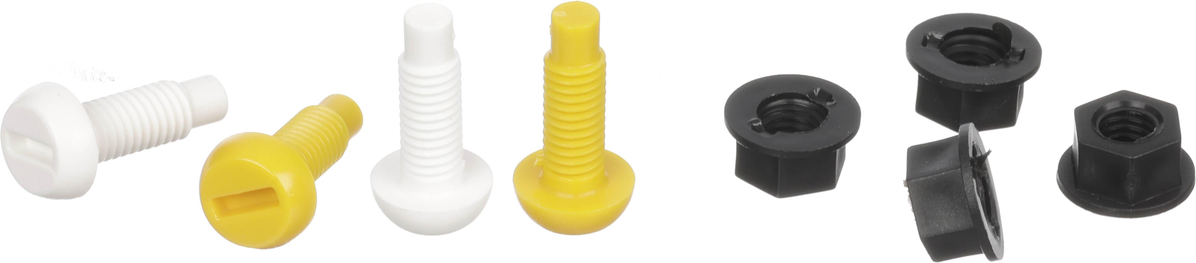 Number Plate Fixers - Nuts & Bolts
