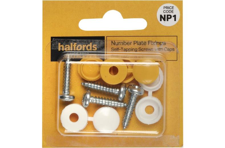 Number Plate Fixers - Screws & Domes Number Plate Fixers - Screws & Domes