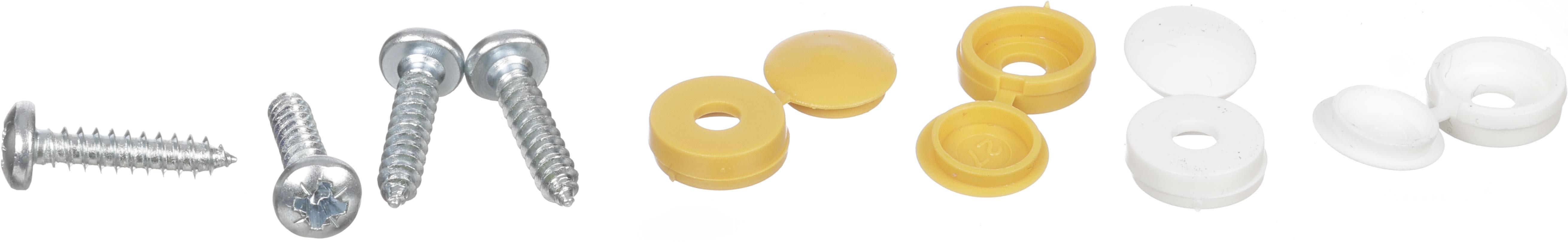 Number Plate Fixers - Screws & Domes