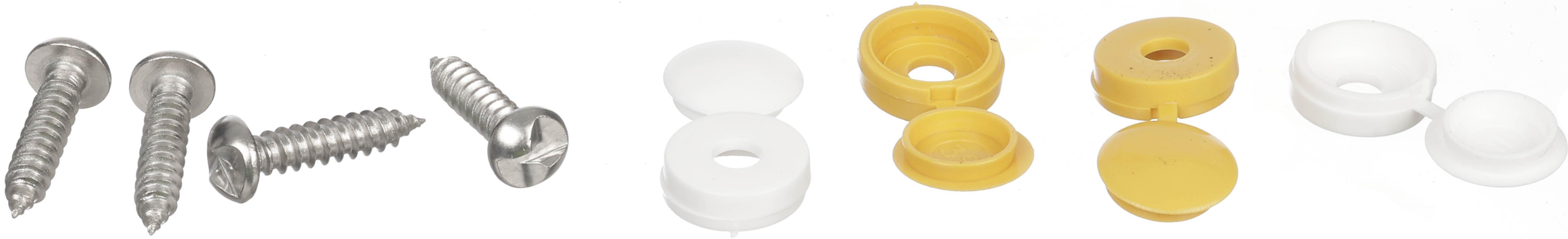 Number Plate Fixers - Theft Resist Screws