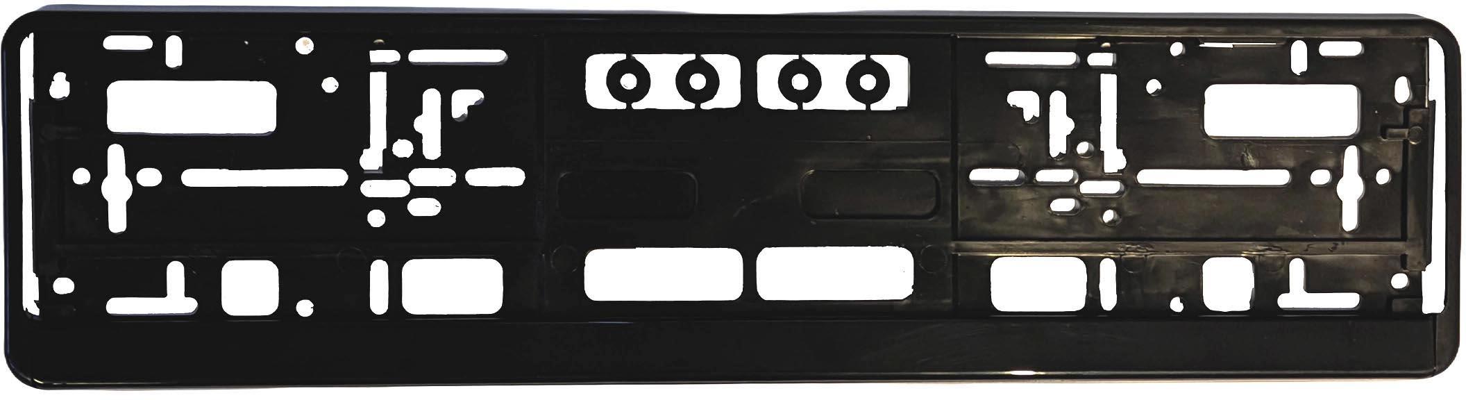 Halfords Black Number Plate Backing Frame