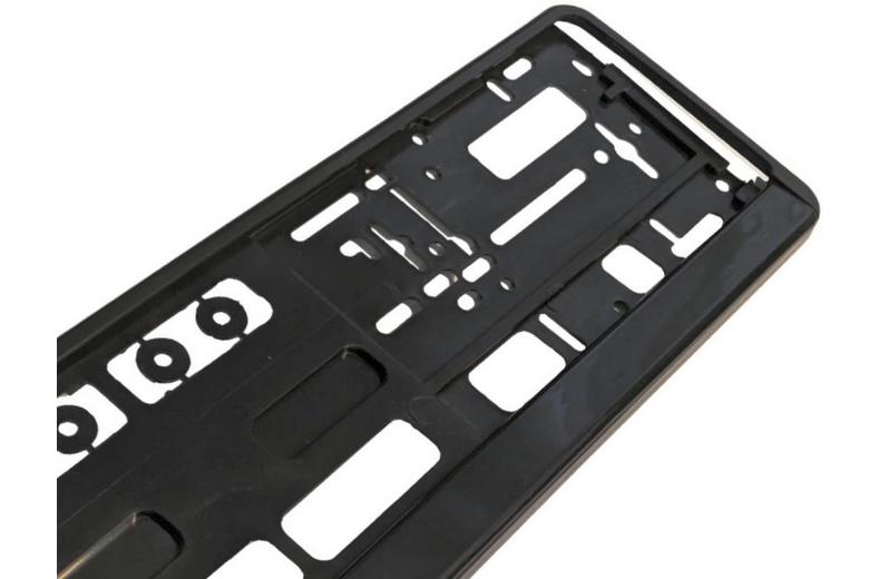 Halfords Black Number Plate Backing Frame Halfords Black Number Plate Backing Frame