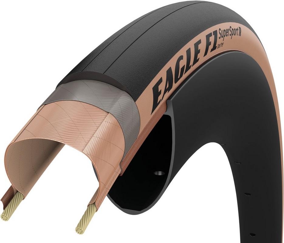 Halfords Goodyear Eagle F1 Supersport R Clincher Tyre, Tanwall 700X28C | Extra 8% off for BC Members